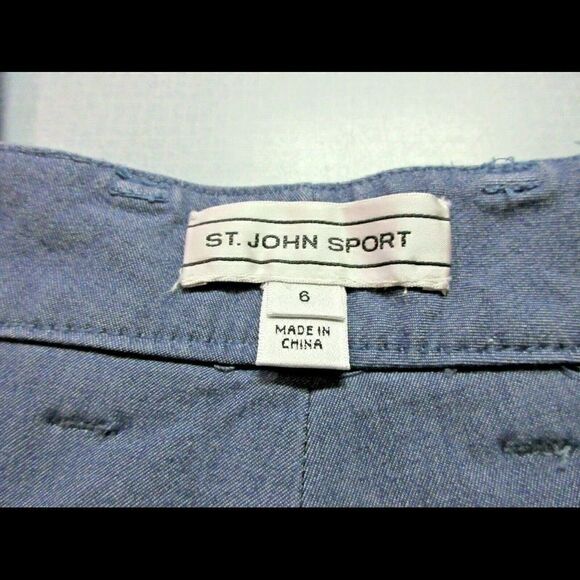 St. John Sport blue 5 pocket pants sz 6 - Picture 4 of 4